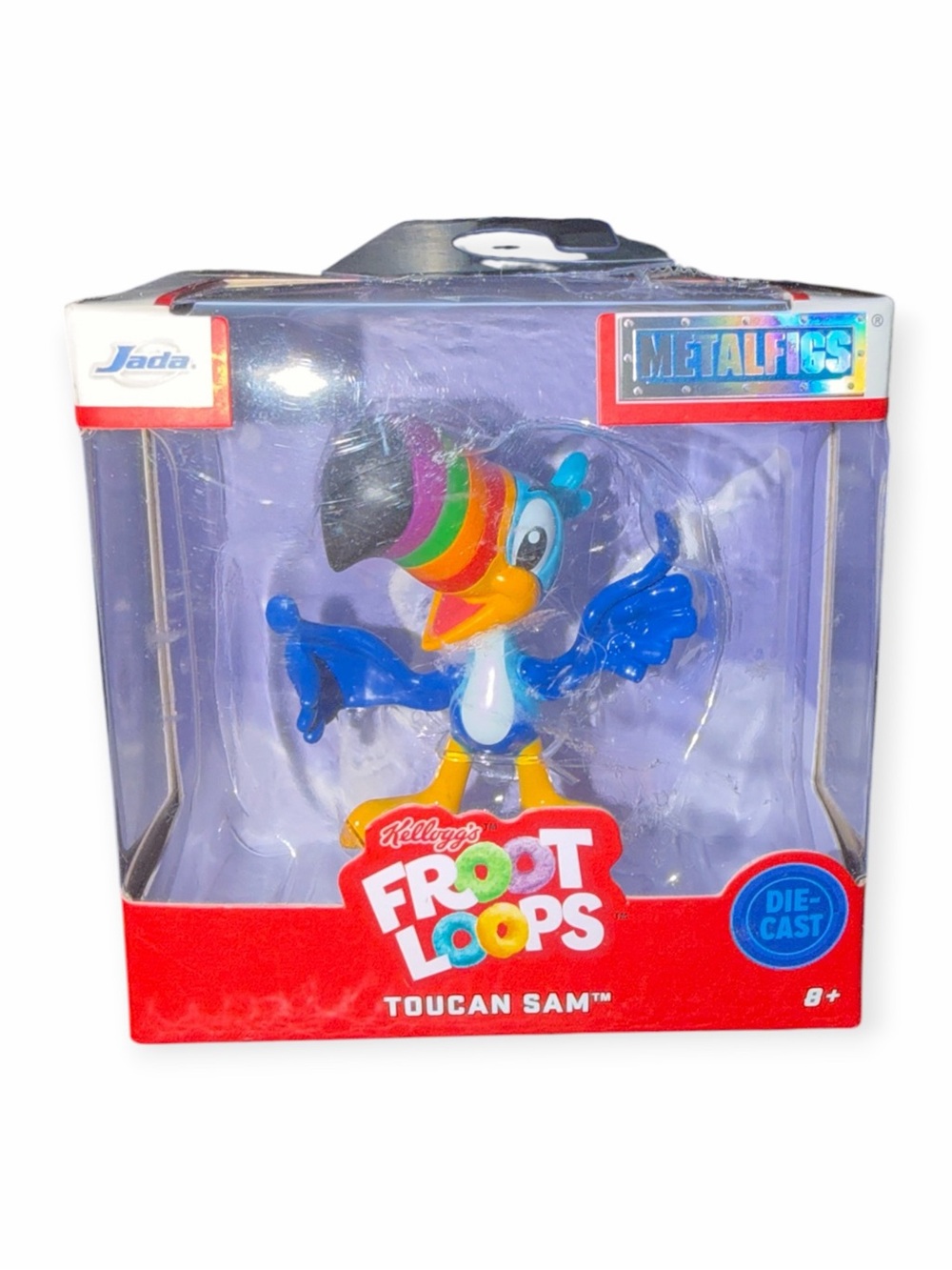 Jada Metalfigs Kellogg's Froot Loops Toucan Sam Die Cast Figure- NIB New